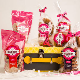 Valise graphique jaune ou rouge